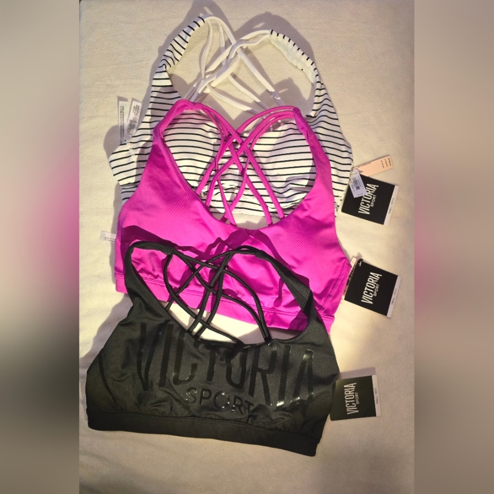 Victoria Secret Sport Bra, Set Of 3, NWT, Small/Petit.